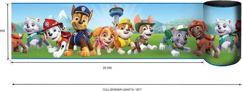 RoomMates RMK12133BD Paw Patrol Peel & Stick Wallpaper Border - Image 4